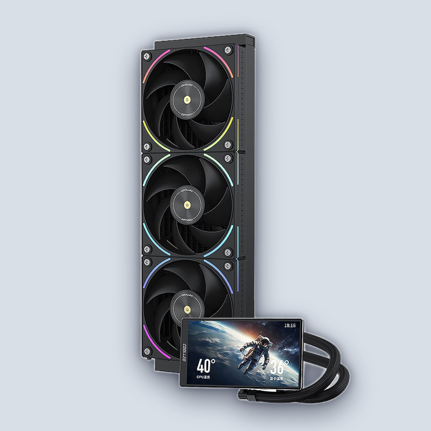 Coolleo ICE Apex Vision PRO 360 BK Water Cooler โ image 2