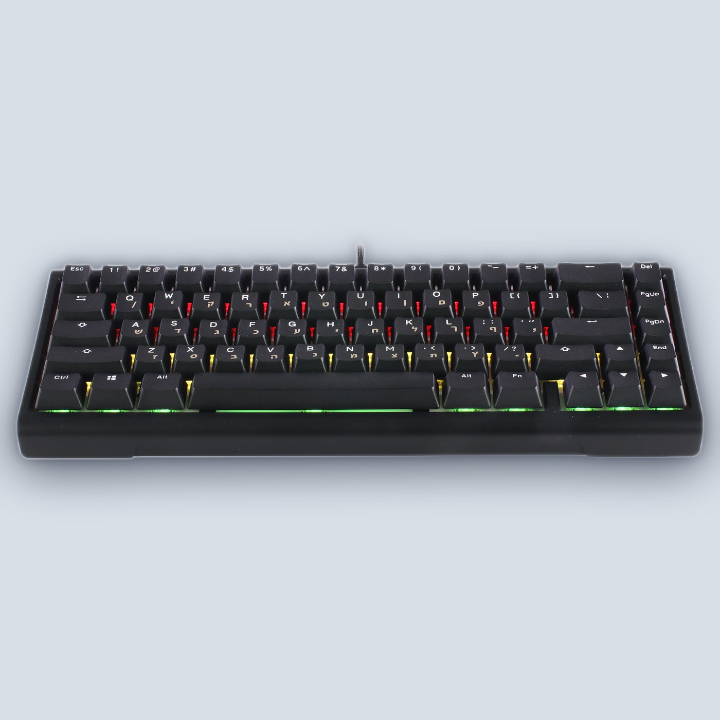 Ducky ProjectD Tinker 65 Cherry Silver Switch (Hebrew/English) Mechanical Keyboard — image 2