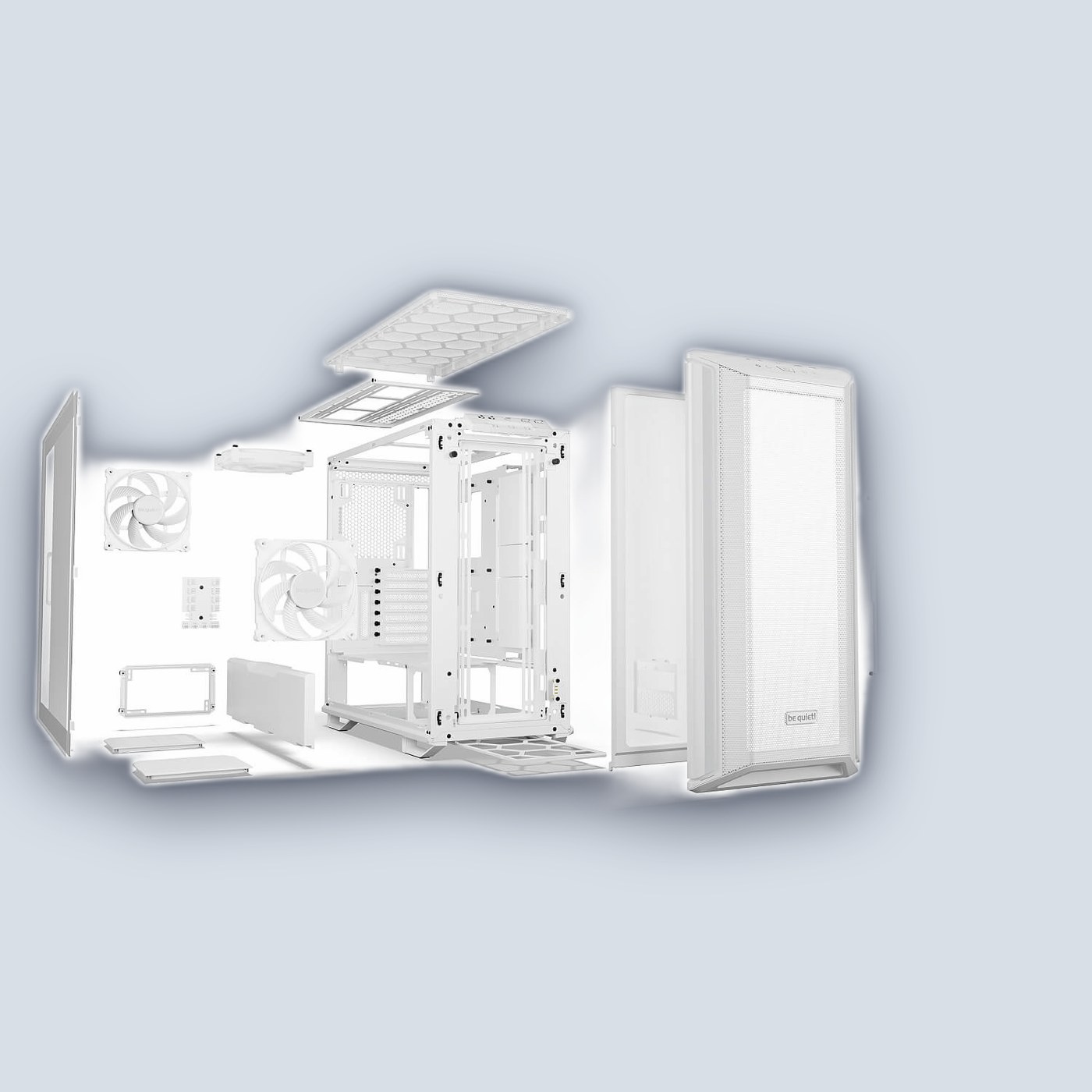 be quiet! DARK BASE 701 White PC Case — image 5