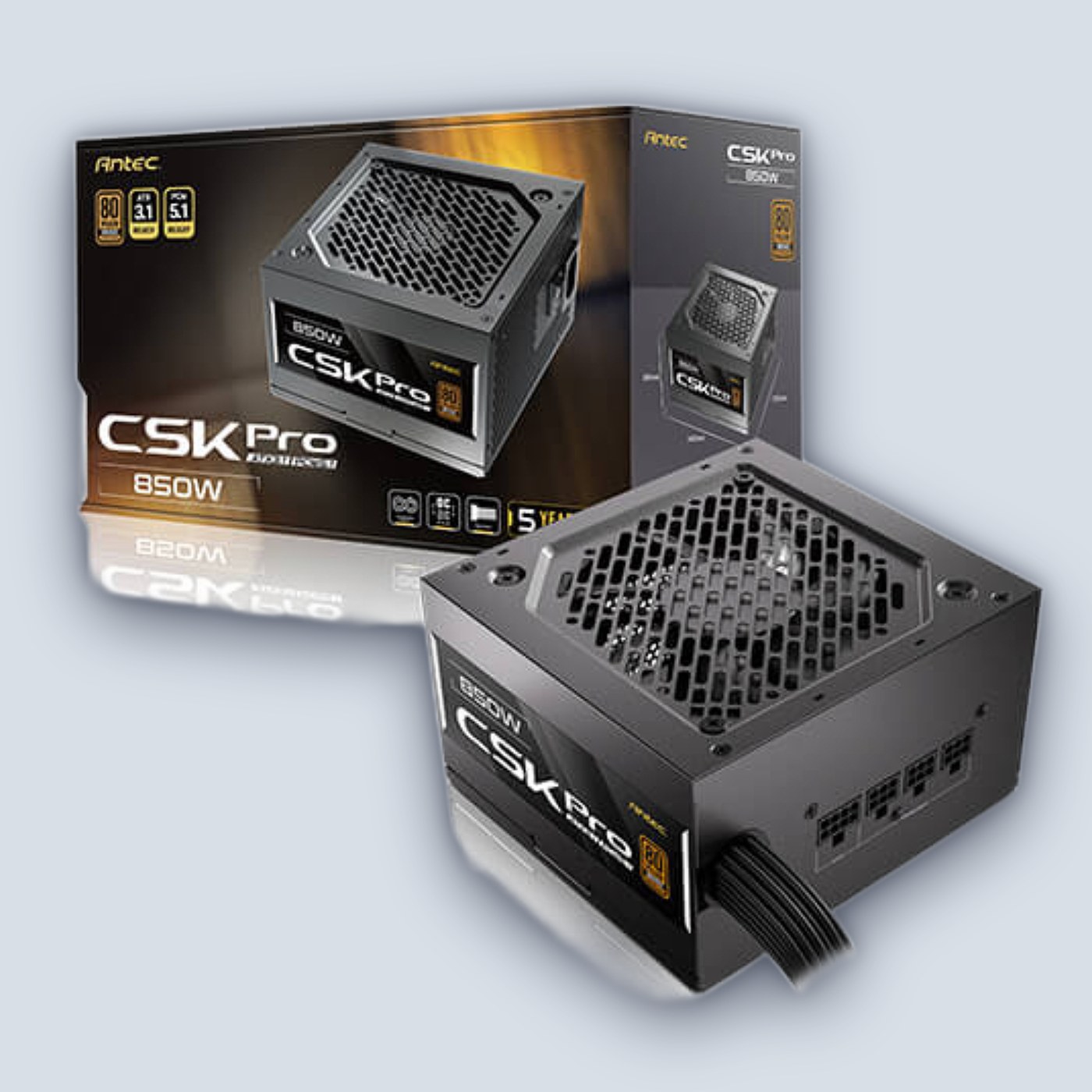 Antec CSK Pro 850W ATX3.1 80+ Bronze Power Supply — image 4
