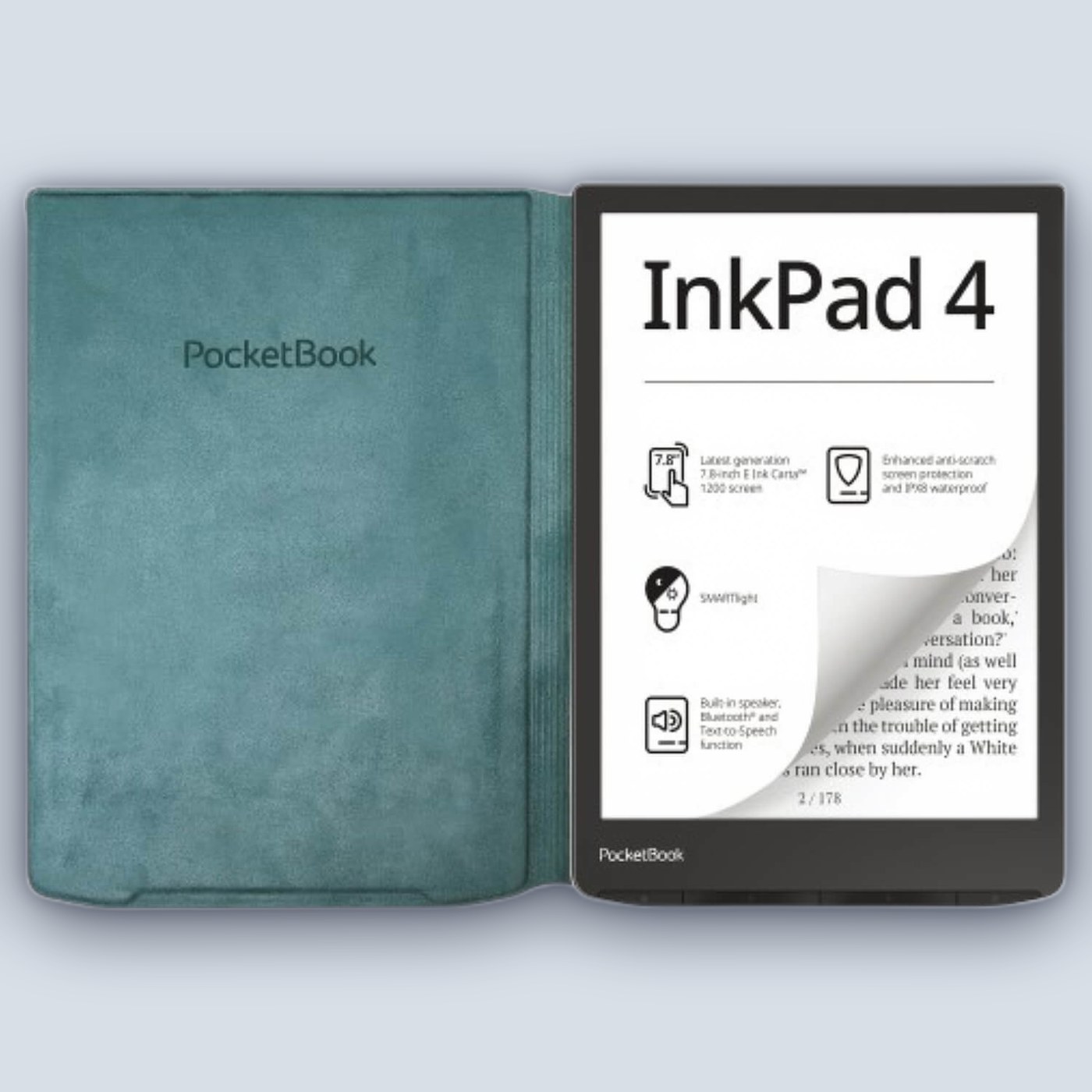 PocketBook Flip Cover (InkPad 4) and (InkPad Color 3) Green โ image 4
