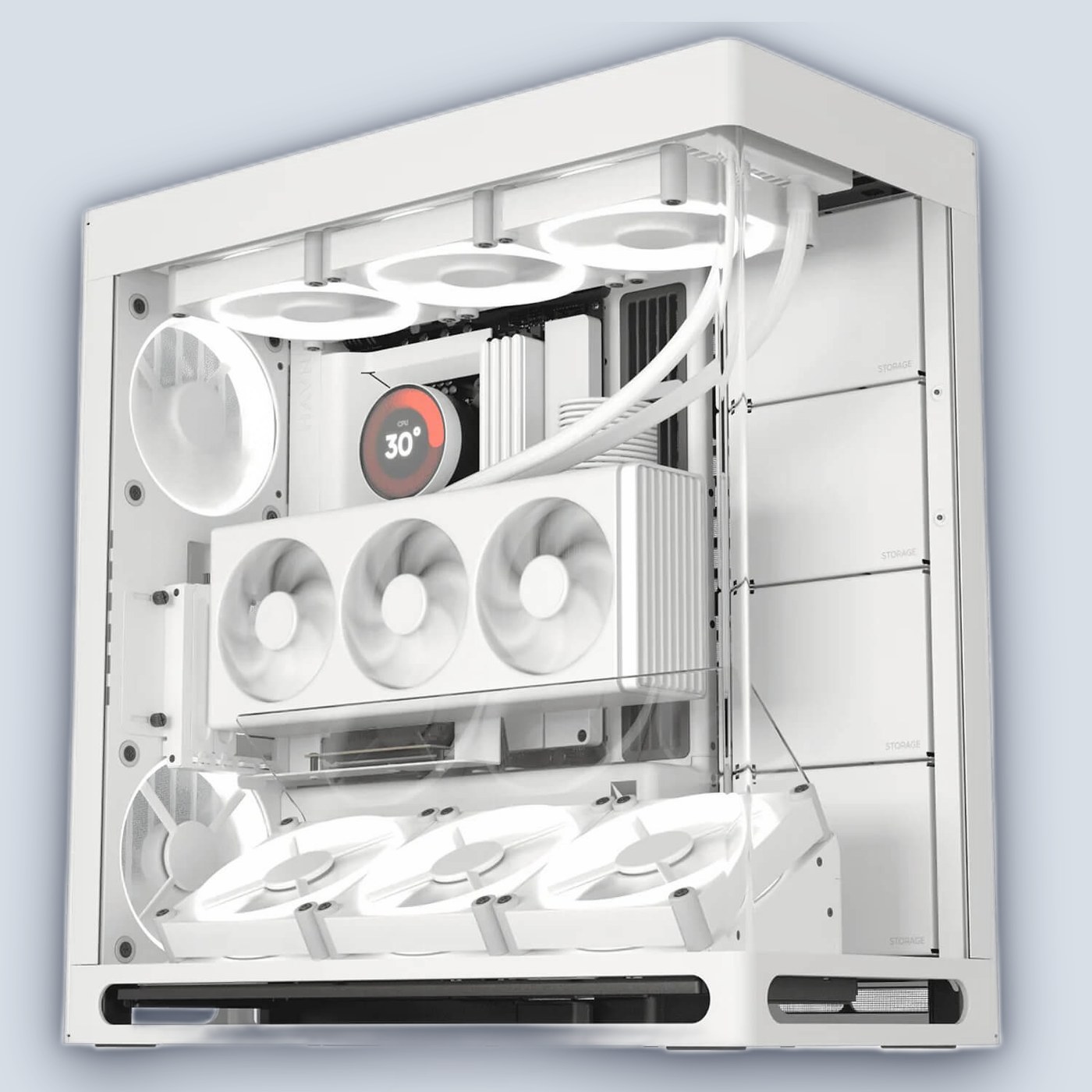 HAVN HS 420 VGPU Edition White PC Case โ image 2