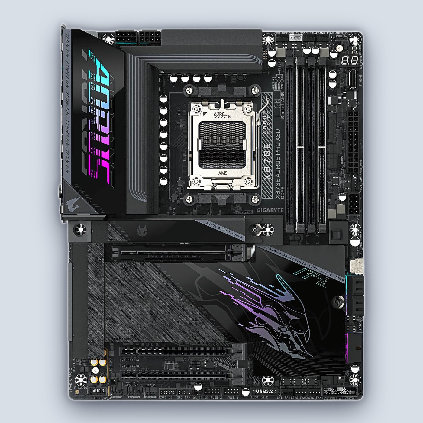 Gigabyte X870E AORUS PRO X3D — image 2