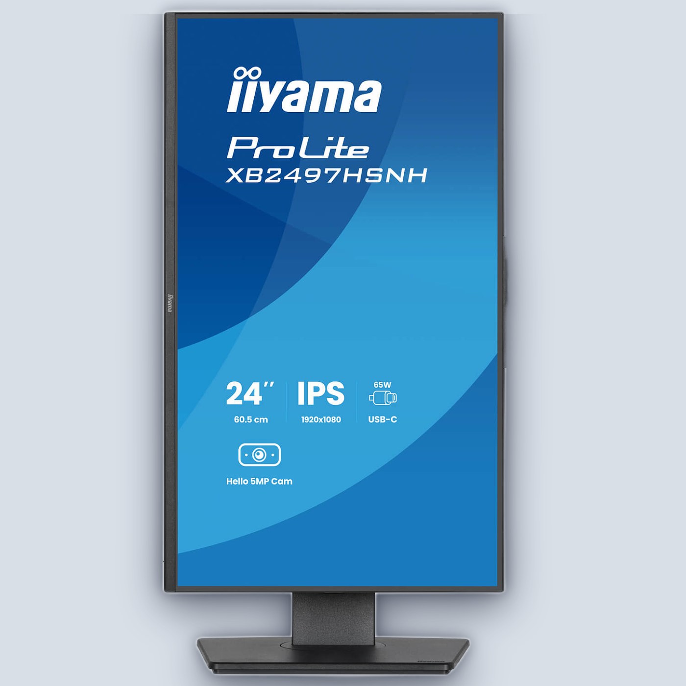 IIYAMA 23.8’’ FHD 100Hz 1ms Webcam USB-C PD65W IPS Monitor — image 3