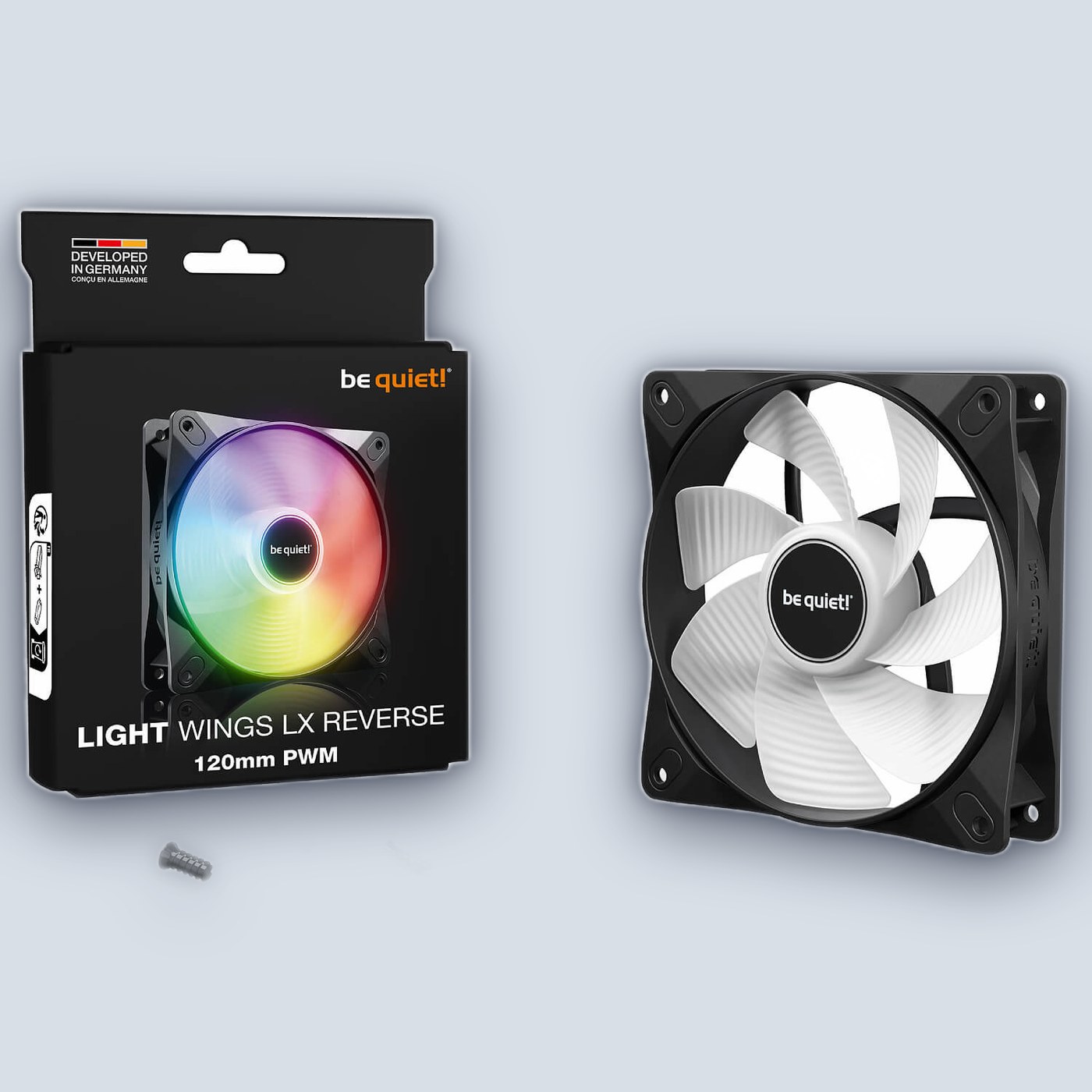 be quiet! Light Wings LX 120mm PWM Reverse Fan — image 3