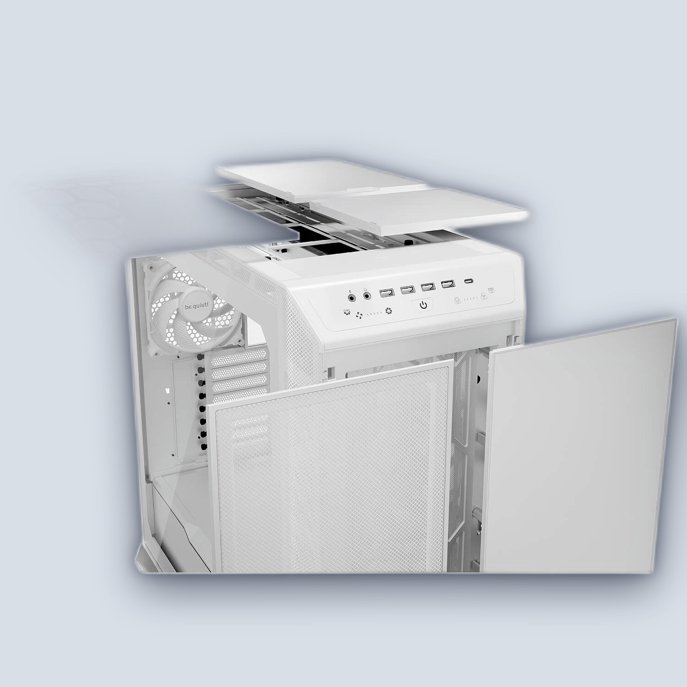 be quiet! DARK BASE PRO 901 White PC Case — image 5
