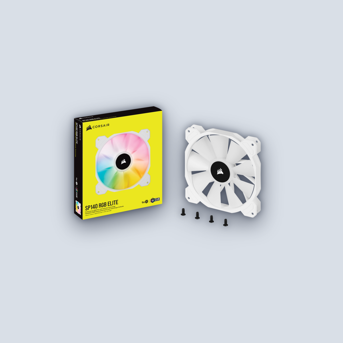 Corsair iCUE SP140 RGB ELITE Performance 140mm PWM White — image 4