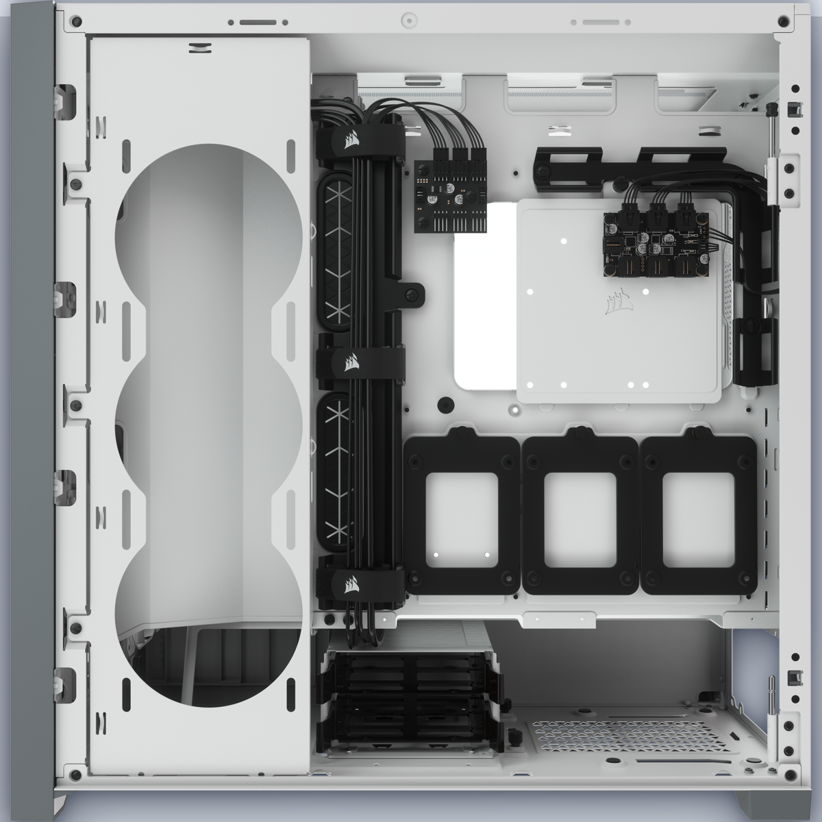 Corsair iCUE 5000X RGB Smart TG White PC Case โ image 7