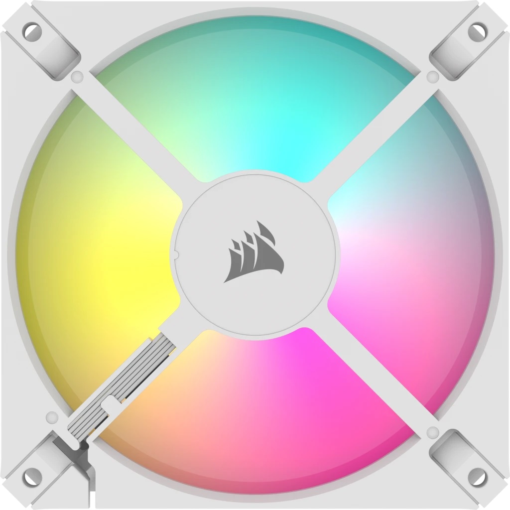 Corsair iCUE AR120 Digital RGB 120mm PWM White Fan — image 3