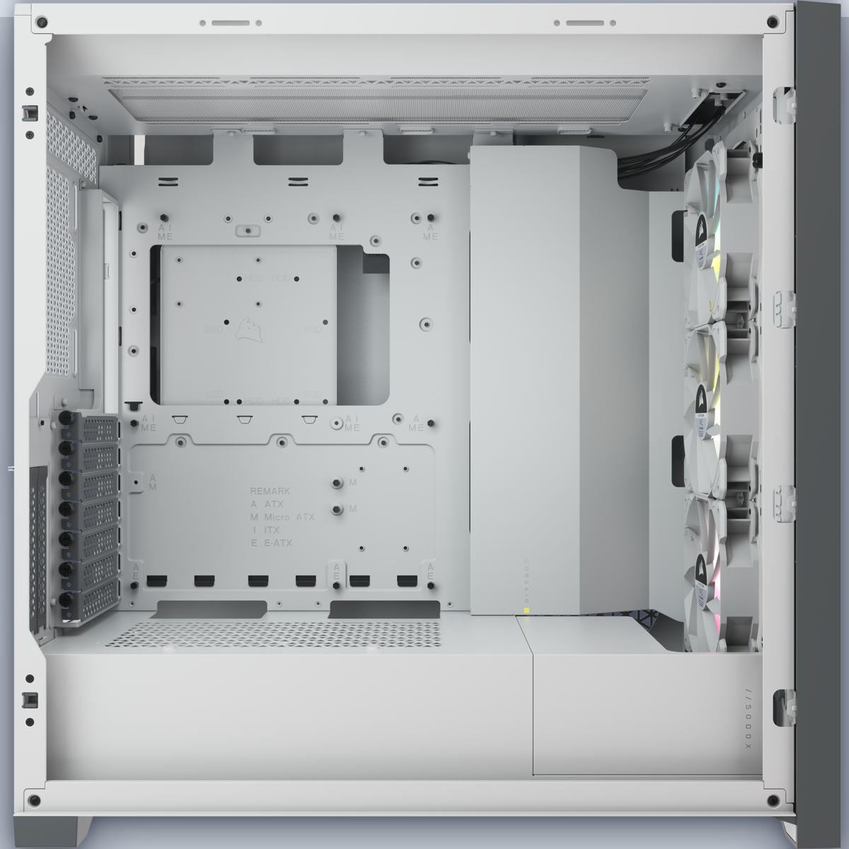 Corsair iCUE 5000X RGB Smart TG White PC Case โ image 6