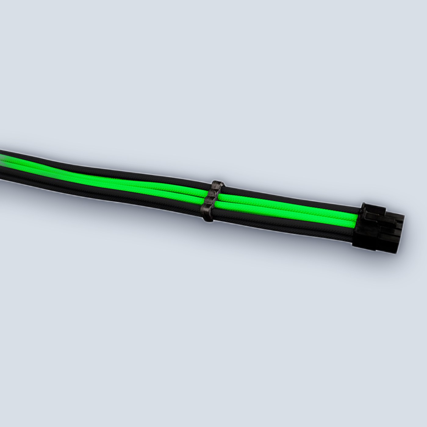 1StPlayer Steampunk 35cm Power Extension Cables Black-Green — image 4