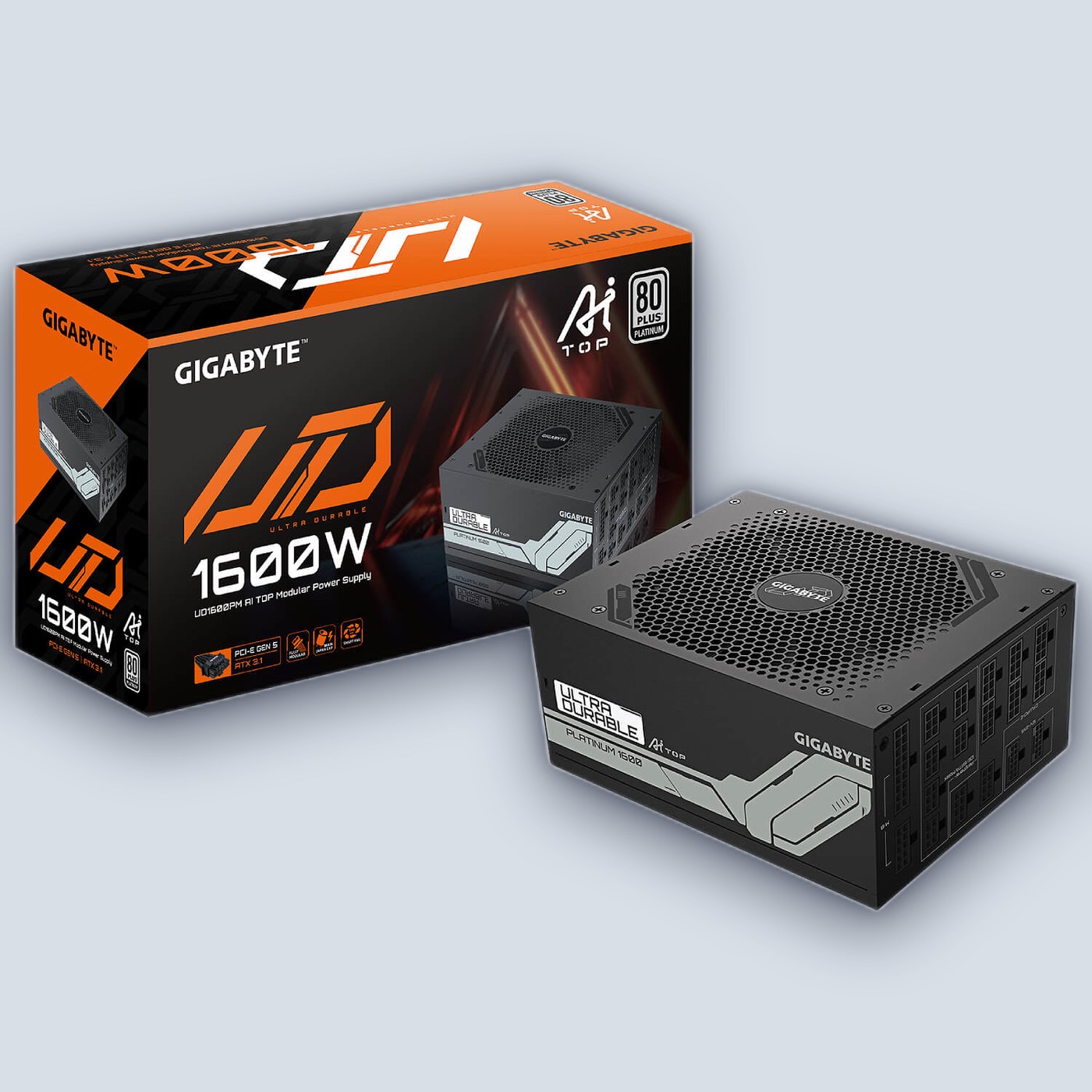Gigabyte UD1600PM PG5 AI TOP 1600W PCIe 5.0 80+ Platinum Modular Power Supply — image 5