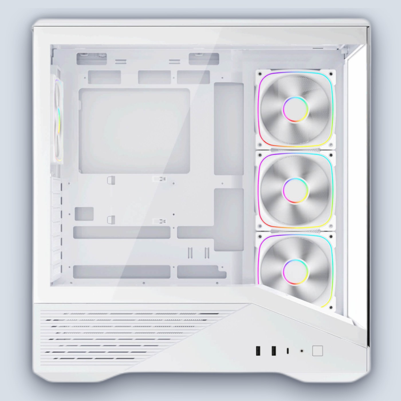 1StPlayer GM7 4x ARGB White PC Case — image 2
