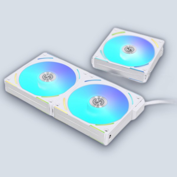 LIAN-LI Cooler 120mm AL120V2-3W UNI White 3-Fan — image 4