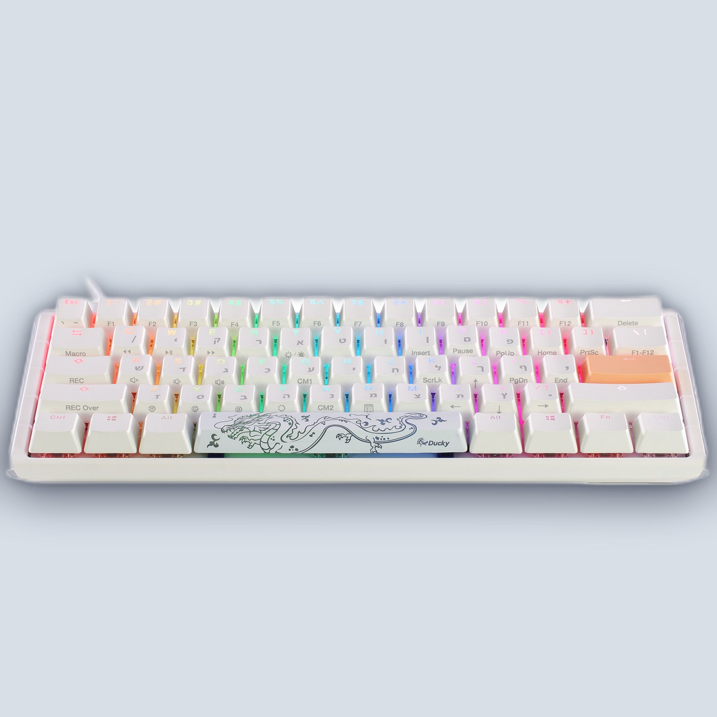 Ducky One 3 Mini Cherry Red Switch (Hebrew/English) Mechanical Keyboard — image 2