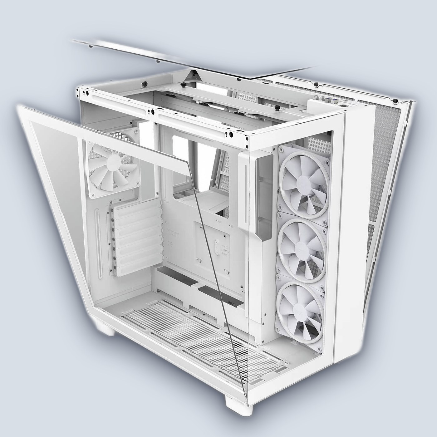 NZXT H9 Elite White PC Case — image 4