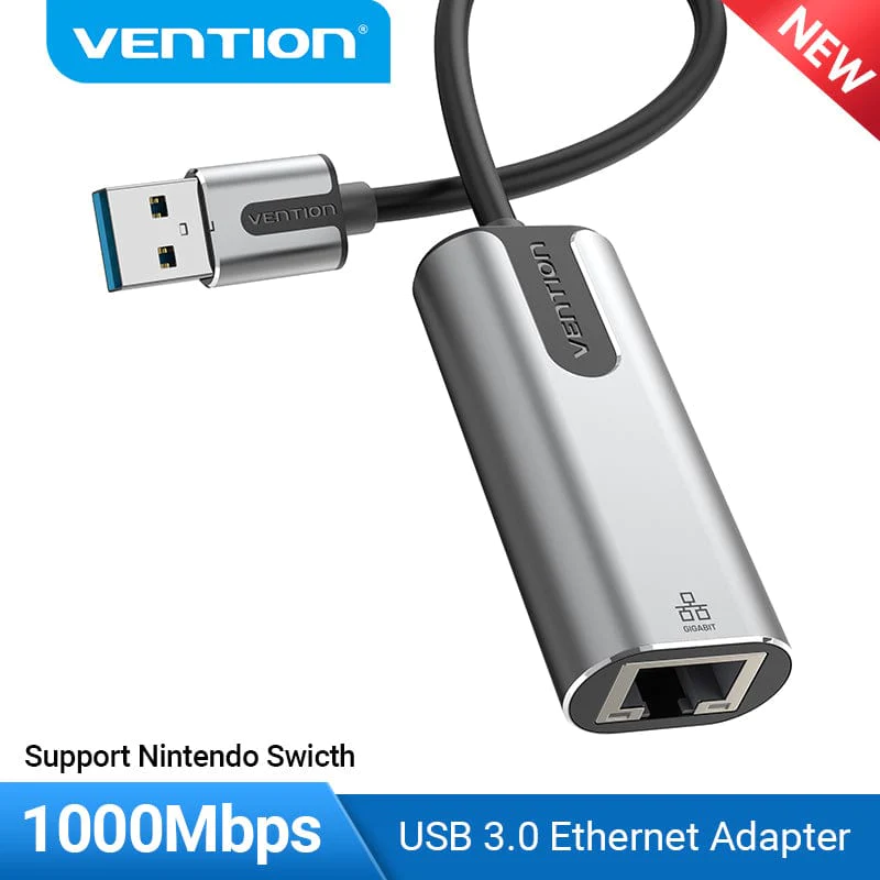 Vention USB-A to LAN 0.15M Gigabit Ethernet Adapter — image 2