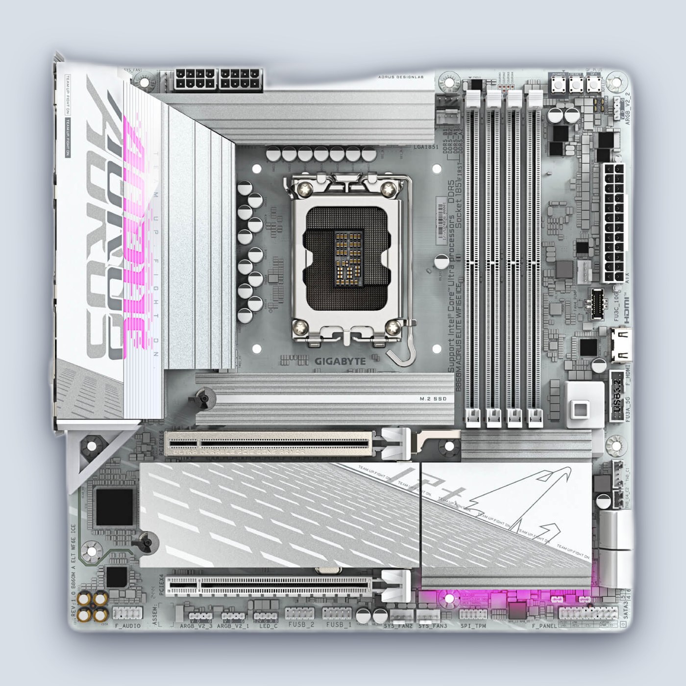 Gigabyte B860M AORUS ELITE WIFI6E ICE — image 2