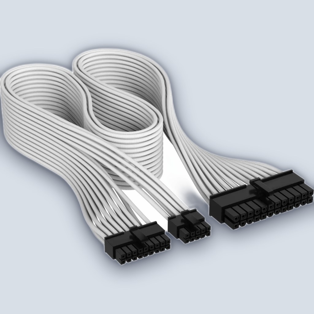 Corsair Premium Sleeved Type-5 PSU White Cables Kit — image 3