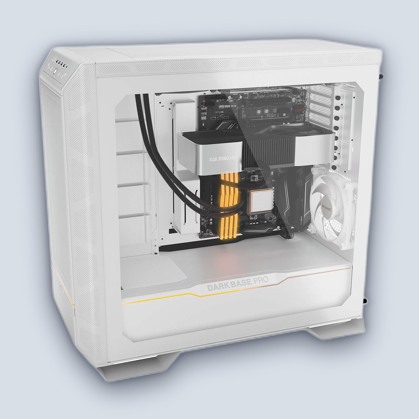 be quiet! DARK BASE PRO 901 White PC Case — image 2