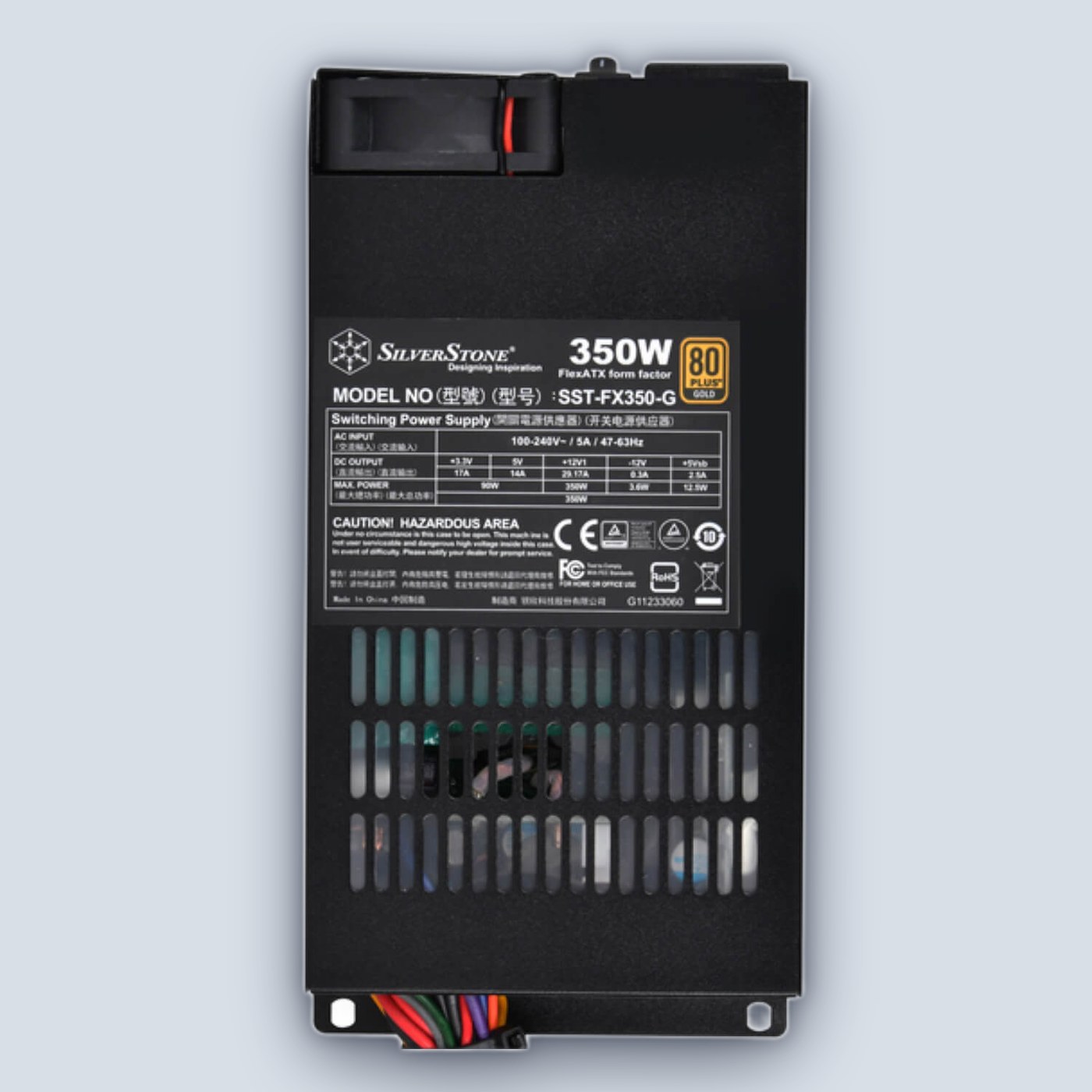 SilverStone FX350-G 350W Flex ATX 80+ Gold PSU — image 2