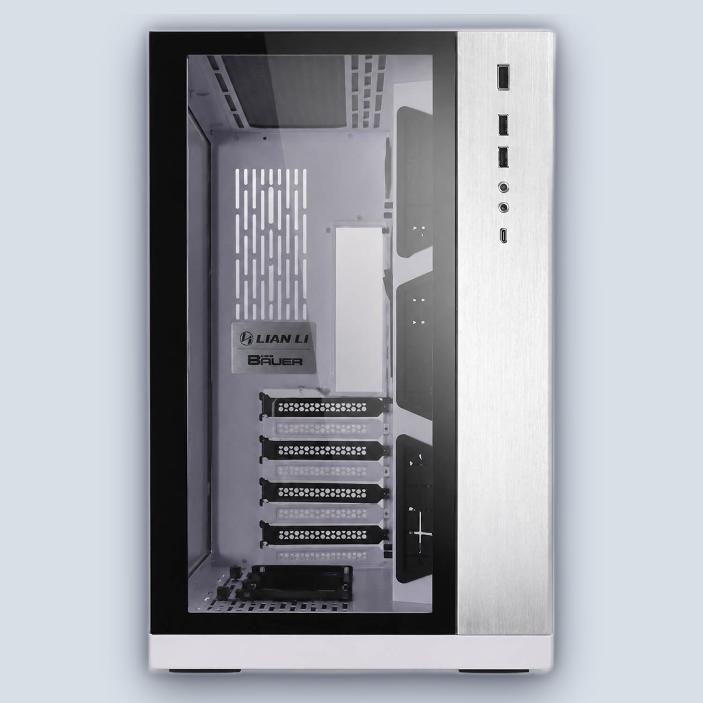 LIAN-LI Full Tower Case PC-011 Dynamic White — image 3