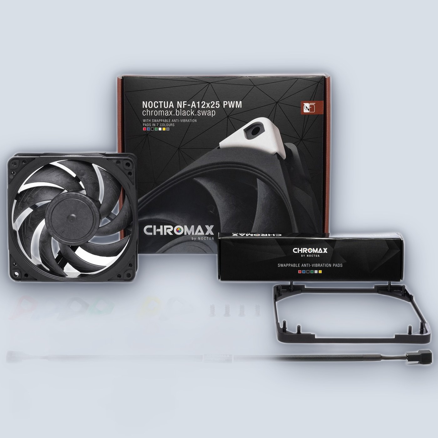Noctua NF-A12x25 PWM Chromax Black Swap 120mm Fan — image 3