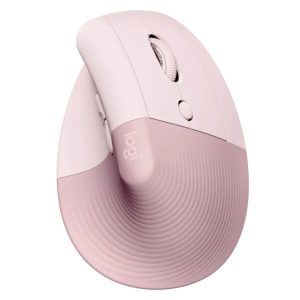 Logitech Lift Vertical Pink Mouse