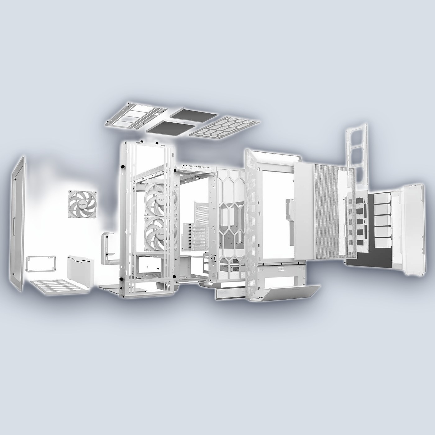 be quiet! DARK BASE PRO 901 White PC Case — image 7