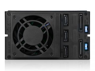 iStarUSA Hot Swap Cage 5.25x2 to 3.5x3 SAS/SATA 6.0 Black — image 5