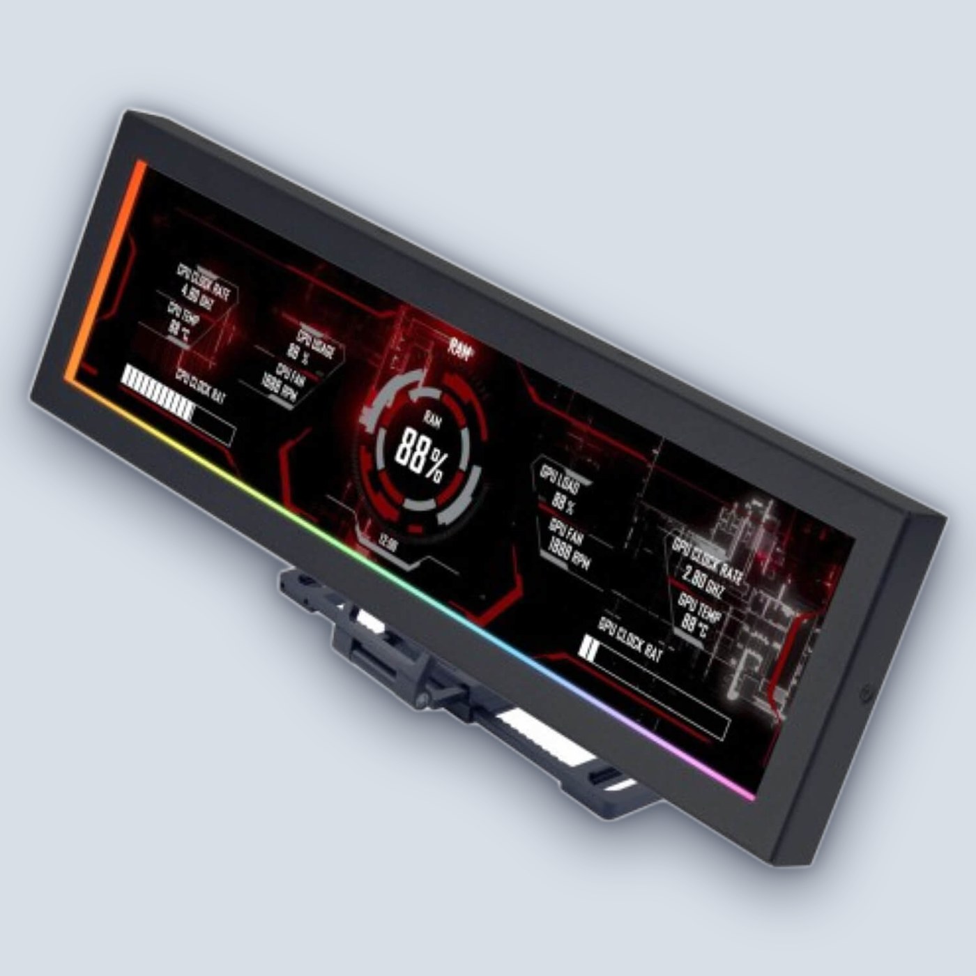 Lian-Li 8.8" IPS Universal Screen Black โ image 2