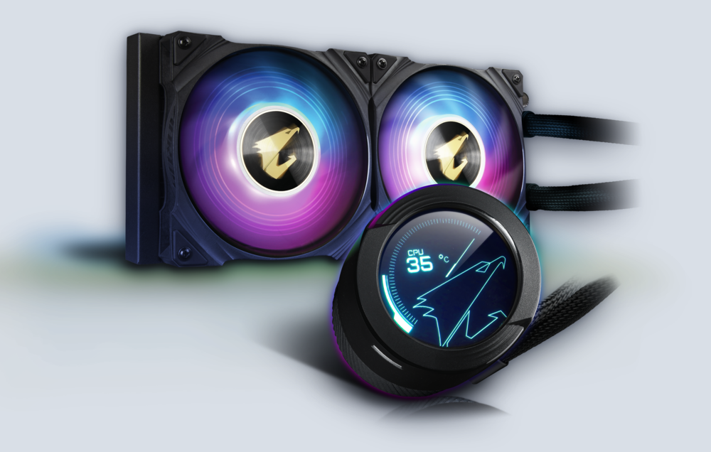 Gigabyte AORUS WATERFORCE X 240 LCD Liquid Cooler โ image 2