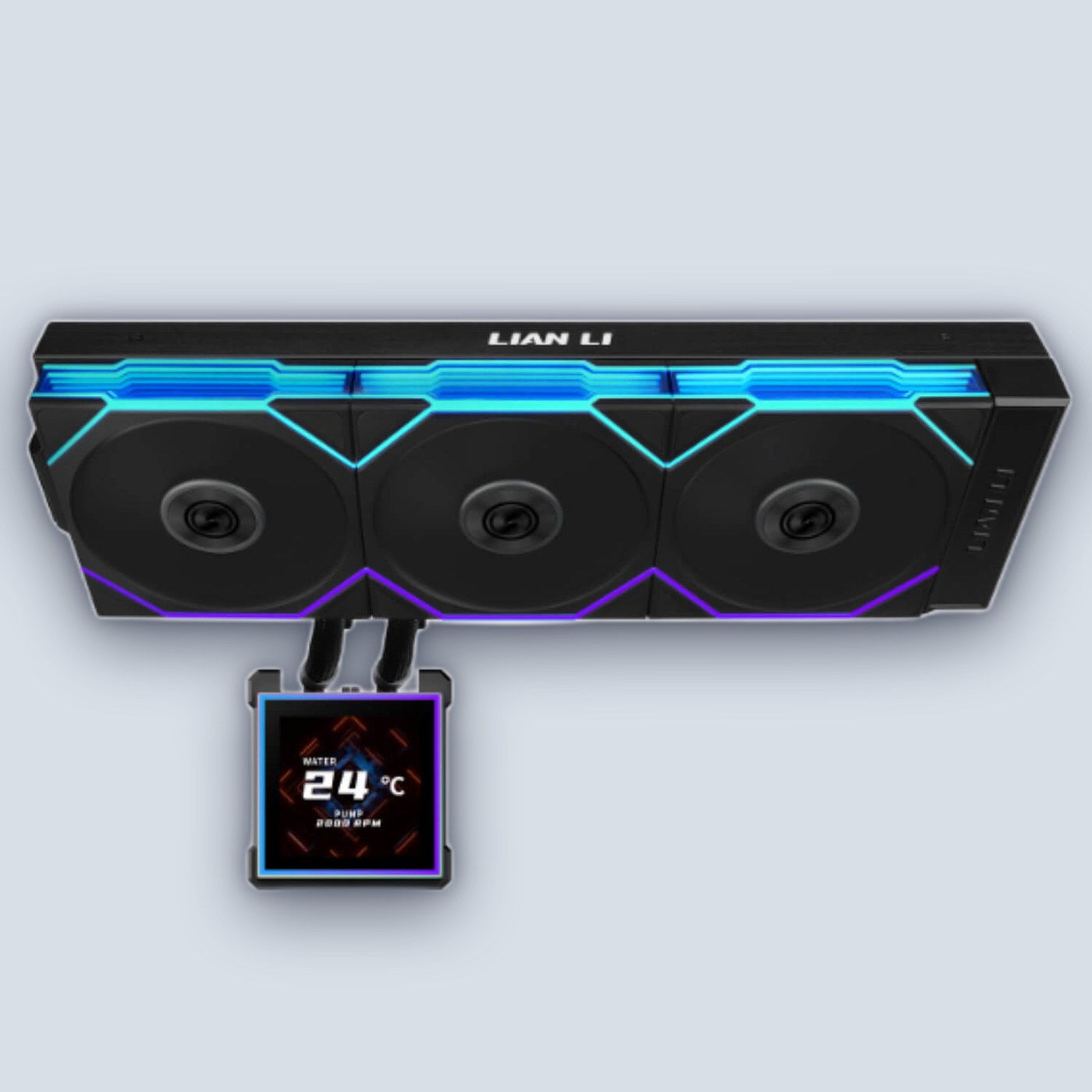 Lian-Li HydroShift II LCD-S 360TL Black CPU Liquid Cooler โ image 2