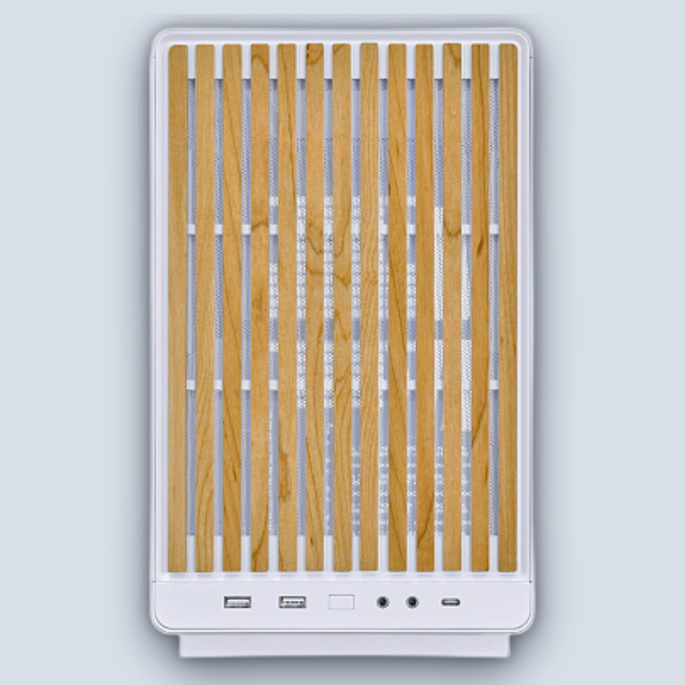Lian-Li A3 Wood and Glass Edition White PC Case — image 3