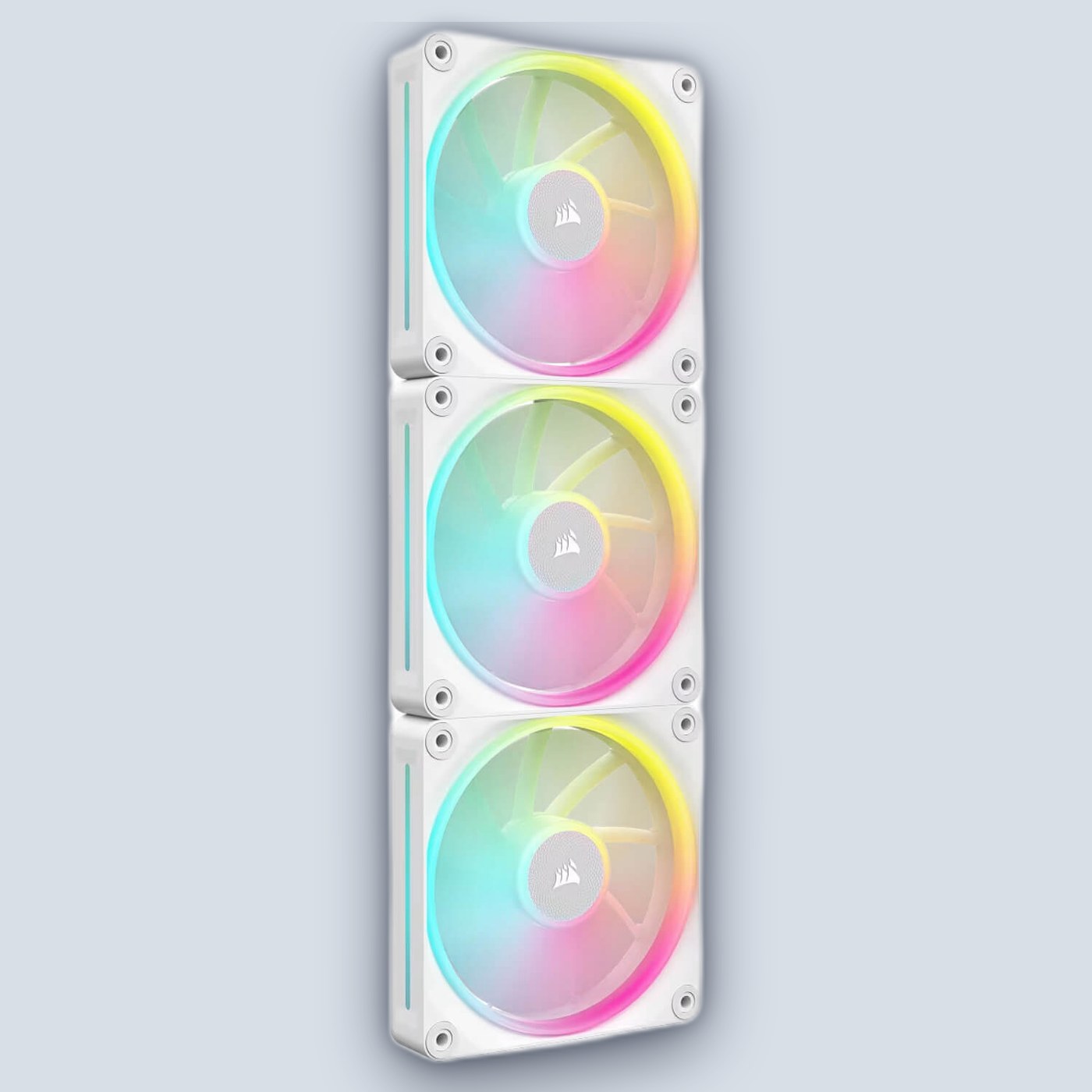 Corsair iCUE LINK LX120 RGB PWM 120mm 3x Fans Starter Kit White — image 2