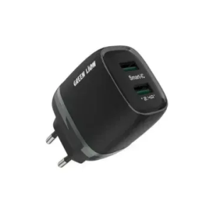 Green Lion Green Lion 2Usb 2.4A Chargers Eu Plug Dark Green