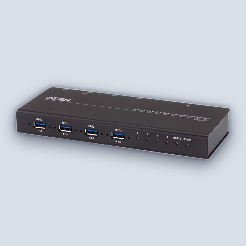 Aten US3344I 4×1-HUB USB3.1 w/RS485 Streaming Gear