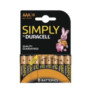 Duracell 8 AAA Simply