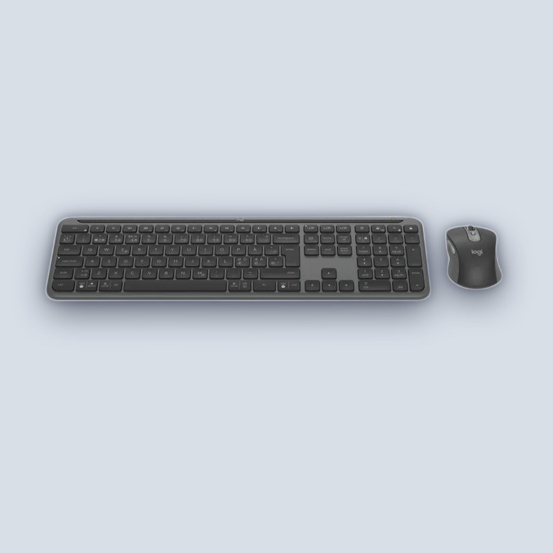 Logitech MK950 SLIM Graphite Keyboard