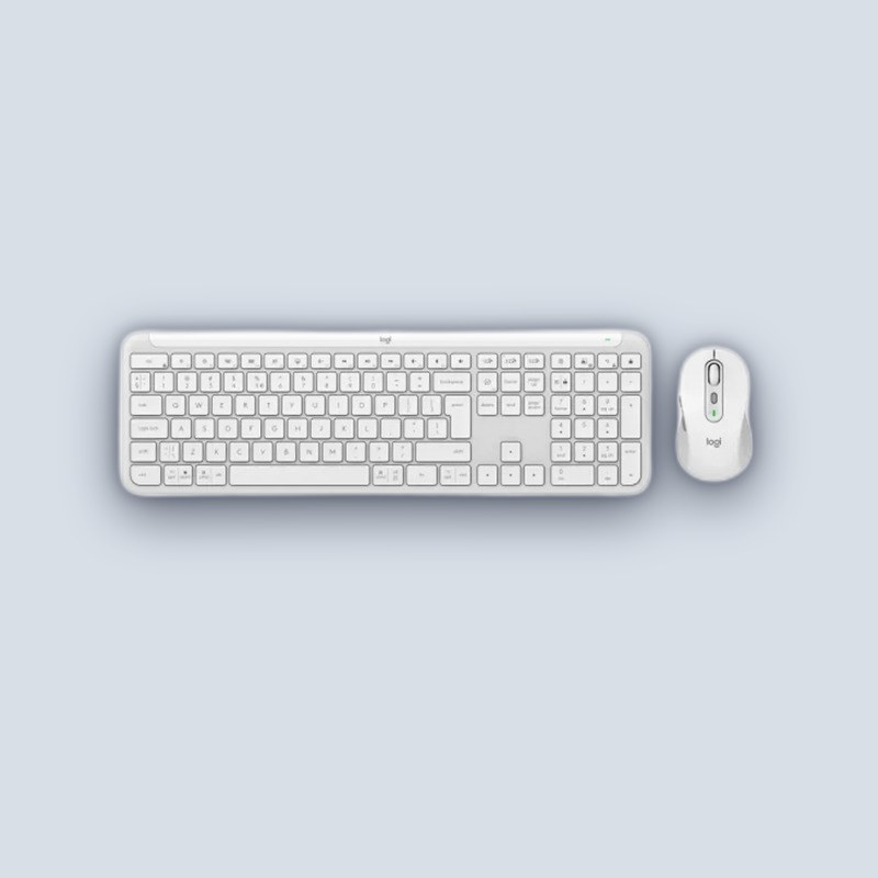 Logitech MK950 SLIM Off-white Keyboard