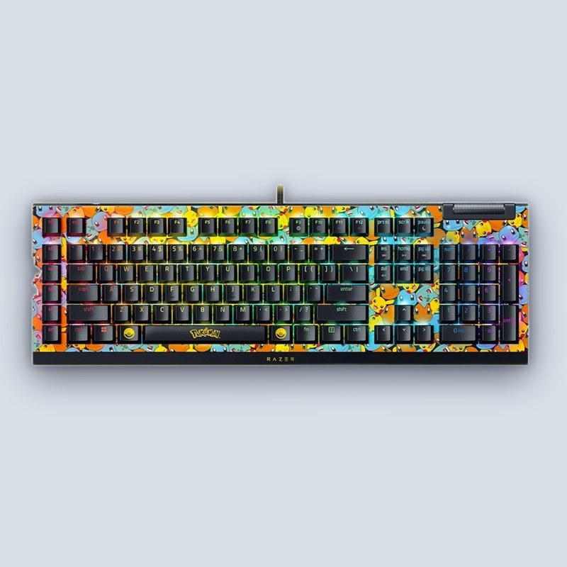 Razer BLACKWIDOW V4 Pok mon Edition Keyboard
