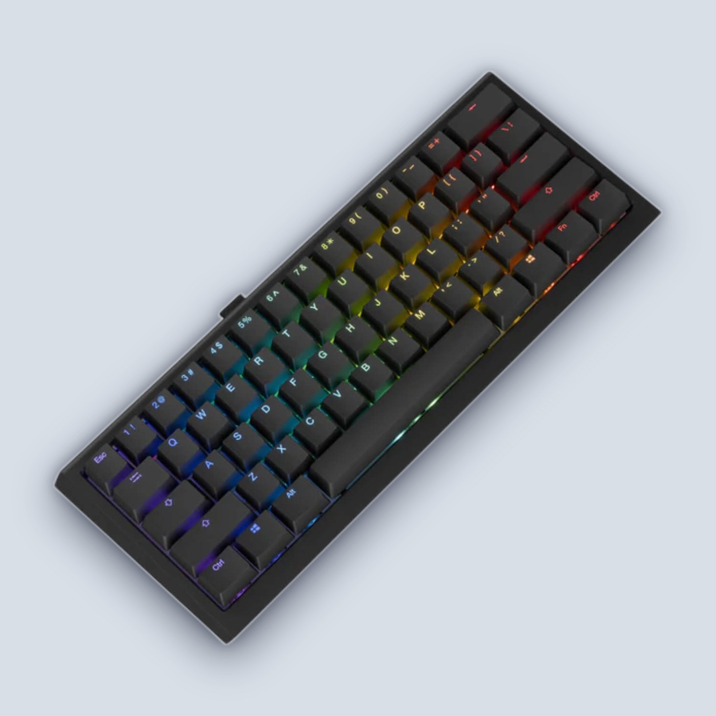 Ducky One X Mini Wireless Analog Switch Black (Hebrew/English) Wireless Mechanical Keyboard — image 2