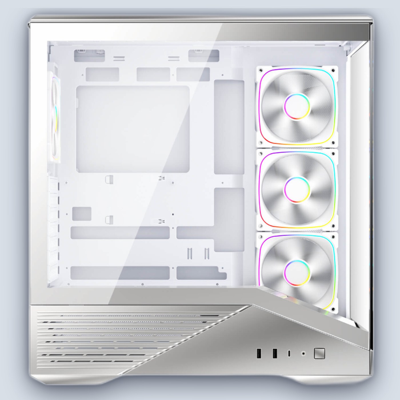 1StPlayer GM7 4X ARGB Silver PC Case — image 4