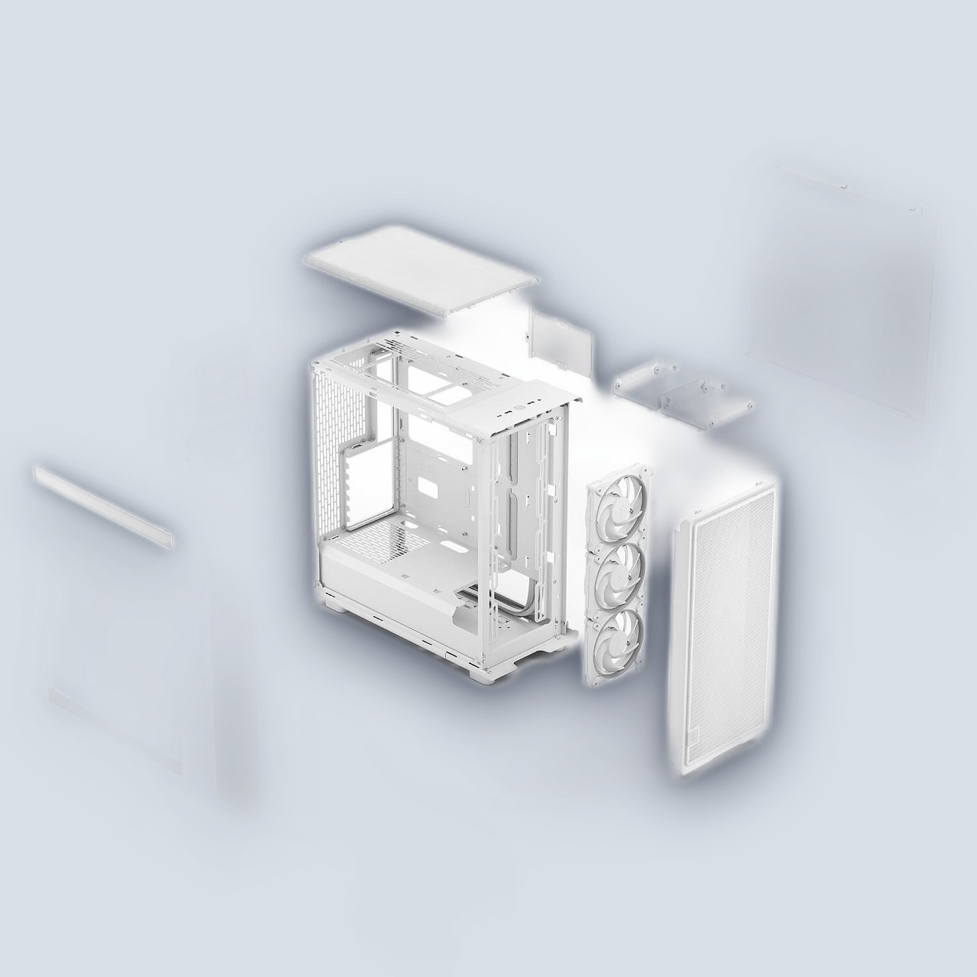 Fractal Design Epoch White TG RGB Clear Tint PC Case — image 7