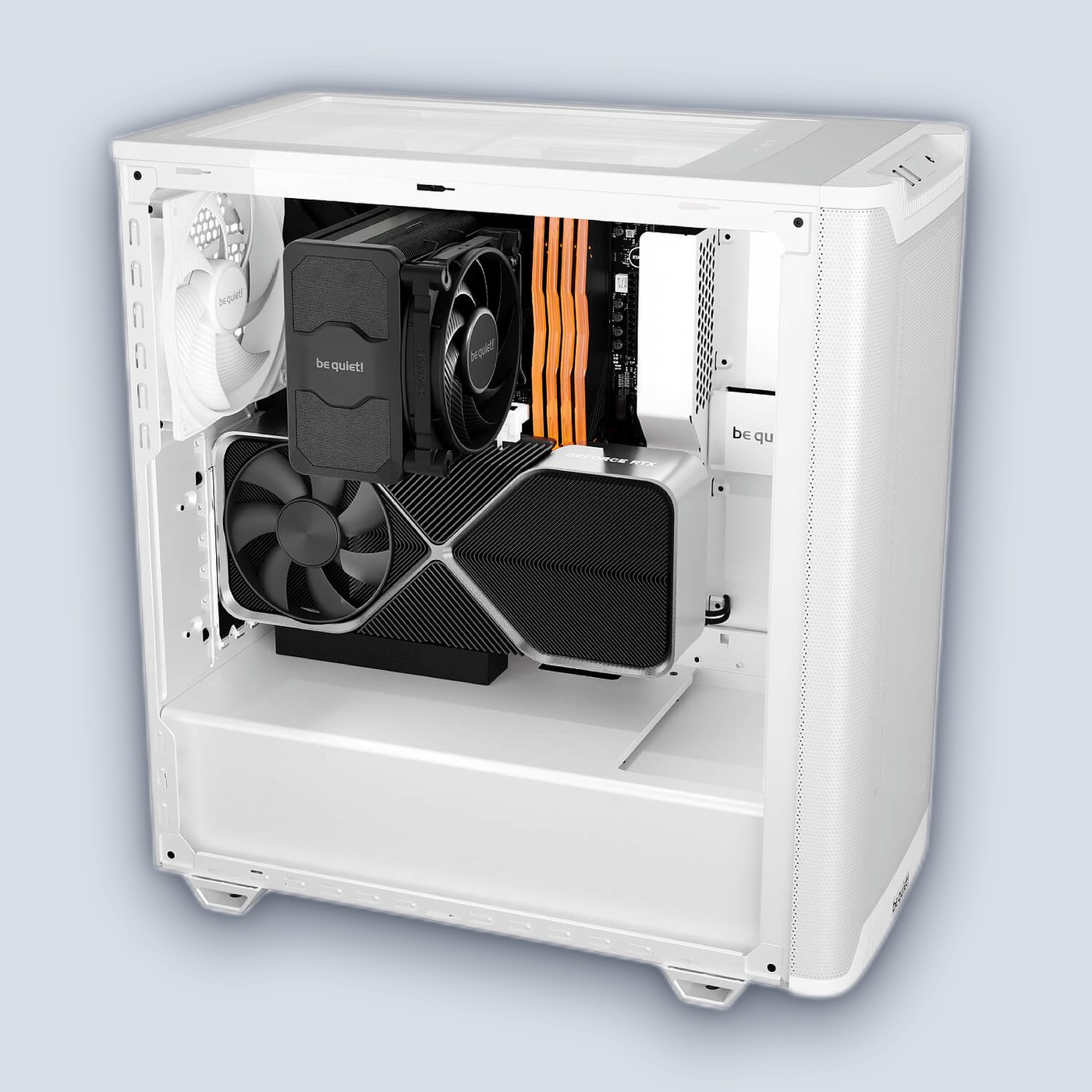 be quiet! PURE BASE 501 Airflow Window White PC Case โ image 2