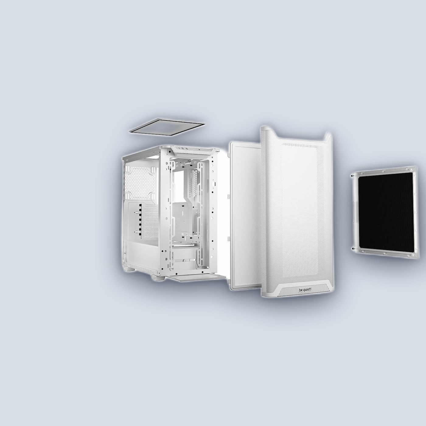 be quiet! PURE BASE 501 Airflow Window White PC Case โ image 5