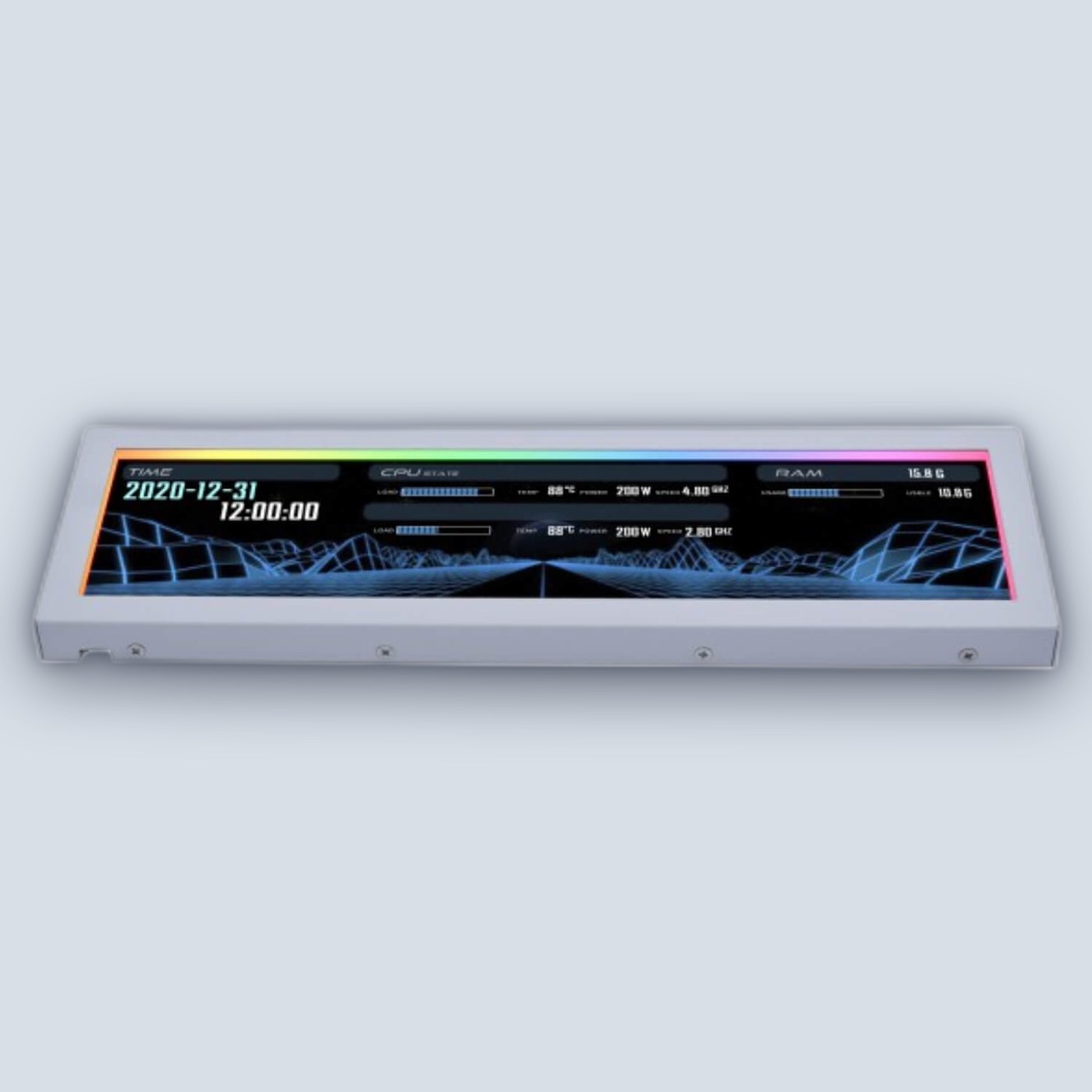 Lian-Li 8.8" IPS Universal Screen White โ image 3
