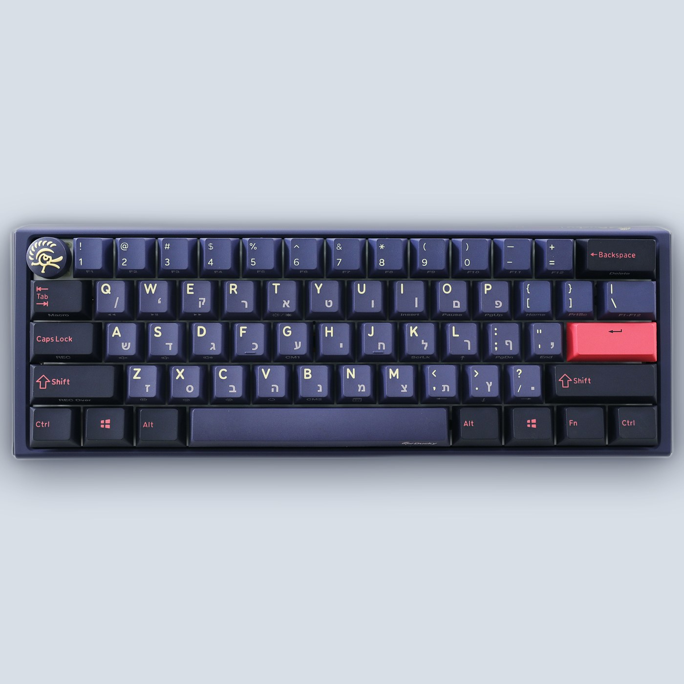 Ducky One 3 Mini Cosmic Cherry Brown Switch (Hebrew/English) Mechanical Keyboard — image 3