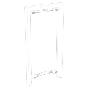 Corsair Frame 4000D Front Bezel Replacement Panel - White