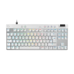 Logitech PRO X TKL RAPID Wired Gaming Keyboard – White
